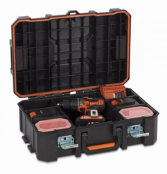 Powerplus Dual Power Kufr na nářadí vodotěsný MEDIUM SYSTAINER