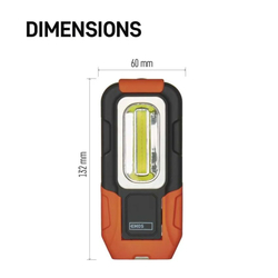Pracovní svítilna  P3888 COB LED, 180 lm, 3× AAA