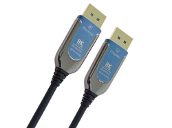 PremiumCord 8K Optický DisplayPort 1.4 přípojný kabel M/M, zlacené konekt. 30m