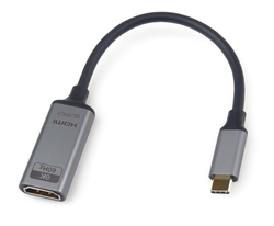 PremiumCord Adaptér USB-C na HDMI rozlišení obrazu 8K@60Hz,4K@144Hz Aluminium 20cm