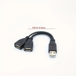 PremiumCord USB 2.0 kabel A/Male to A/Female (data+nabíjení)