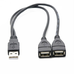 PremiumCord USB 2.0 kabel A/Male to A/Female (data+nabíjení)