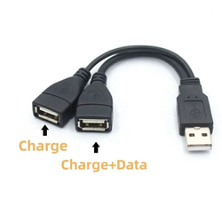 PremiumCord USB 2.0 kabel A/Male to A/Female (data+nabíjení)