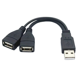 PremiumCord USB 2.0 kabel A/Male to A/Female (data+nabíjení)