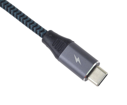 PremiumCord USB-C Inteligentní rychlonabíjecí kabel 1m