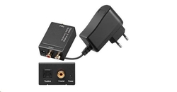 Převodník z digitálního signálu SPDIF a optického Toslink na 2x CINCH