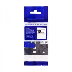 PRINTLINE kompatibilní páska s Brother TZE-145, TZ-145, 18mm, bílá tisk/průsvitný podklad