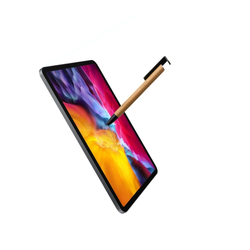 Propiska 3v1 se stylusem a stojánkem FIXED Pen, antibakteriální povrch, bambusové tělo