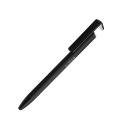 Propiska 3v1 se stylusem a stojánkem FIXED Pen, antibakteriální povrch, hliníkové tělo, černá