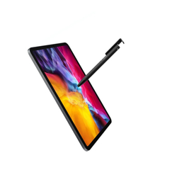 Propiska 3v1 se stylusem a stojánkem FIXED Pen, antibakteriální povrch, hliníkové tělo, černá