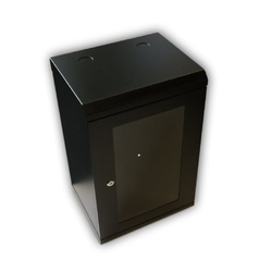 RACK DATACOM 10" nástěnný rozvaděč 12U/280 mm (sklo) černý