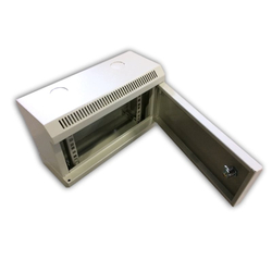 RACK DATACOM 10" nástěnný rozvaděč 4U/140 mm (plech) šedý