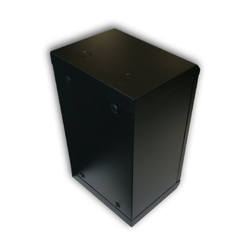 RACK DATACOM 10" nástěnný rozvaděč 9U/280 mm (sklo) černý