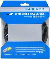 Řadící lanka SHIMANO set pro MTB OT-SP41 OPTISLIC černý