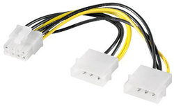 Redukce napájecí 2x5.25" Molex - 8 pin pro PCI-E grafické karty