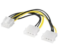 Redukce napájecí 2x5.25" Molex - 8 pin pro PCI-E grafické karty