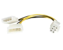 Redukce napájecí 5.25" Molex - 6 pin pro PCI-E grafické karty