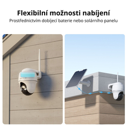 Reolink Argus Series B440+Solar Panel bateriová Wi-Fi bezpečnostní kamera + 64GB microSD karta