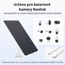 Reolink Solární panel 3 bílý