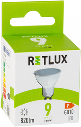 Retlux RLL 418 GU10 LED žárovka 9W