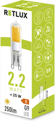 Retlux RLL 455 G9 LED žárovka 2,2W 