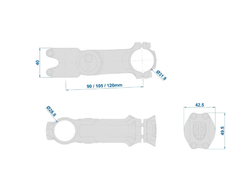 Ritchey 4axis nastavitelný - 90mm