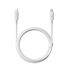 Rychlonabíjecí kabel Baseus Silky USB-C/Lightning 1m 20W bílý