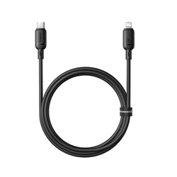 Rychlonabíjecí kabel Baseus Silky USB-C/Lightning 1m 20W černý