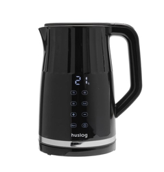 Rychlovarná konvice Huslog 1,7l nerezová s displejem černá