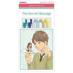 Sada psacích potřeb "Manga Set, The Secret Message", 5 ks, ZEBRA 56534