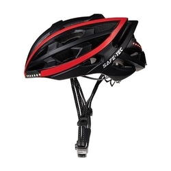 Safe-Tec TYR Black Red S (53cm - 55cm)