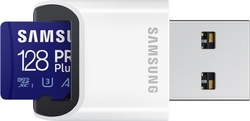 Samsung microSDXC 128GB PRO Plus + USB adaptér