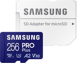 Samsung microSDXC 256GB PRO Plus + SD adaptér