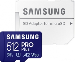 Samsung microSDXC 512GB PRO Plus + SD adaptér