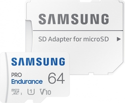 Samsung microSDXC 64GB PRO Endurance + SD adaptér