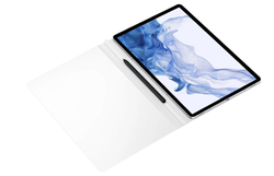 Samsung průhledné pouzdro Note View EF-ZX800P pro Galaxy Tab S7+/S7 FE/S8+ bílé