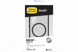 Samsung React Magnet Case Galaxy S25 transparentní