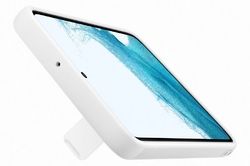 Samsung tvrzený ochranný zadní kryt se stojánkem EF-RS906C pro Galaxy S22+ bílý