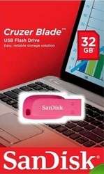 SanDisk Cruzer Blade 32GB USB 2.0 elektricky růžová