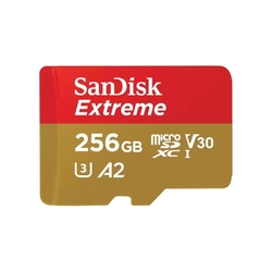 SanDisk Extreme microSDXC 256GB 160MB/s UHS-I U3 Class 10