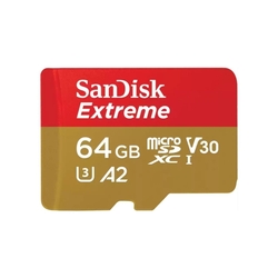 SanDisk Extreme microSDXC 64GB 160MB/s UHS-I U3 Class 10 