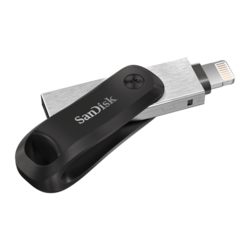 SanDisk iXpand Flash Drive Go 128GB, USB-A + Lightning