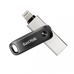 SanDisk iXpand Flash Drive Go 256GB, USB-A + Lightning