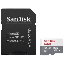 SanDisk Ultra microSDXC 128GB 100MB/s UHS-I U1 Class 10 + Adaptér