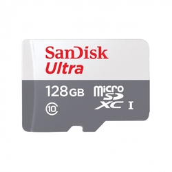 SanDisk Ultra microSDXC 128GB 100MB/s UHS-I U1 Class 10 + Adaptér