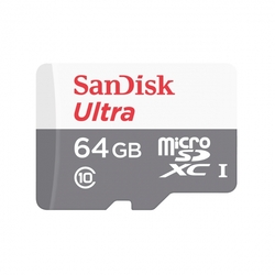 SanDisk Ultra microSDXC 64GB 100MB/s UHS-I U1 Class 10 + Adaptér