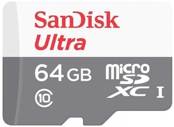SanDisk Ultra microSDXC 64GB 100MB/s UHS-I U1 Class 10