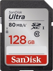 SanDisk Ultra SDXC Card 128 GB 140 MB/s C10 UHS-I