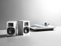 SBR Audio-Technica AT-SP3X - bílé, aktivní repro, dvoupásmové, Bluetooth, RCA, USB-B, zesilovač, dálkový ovladač