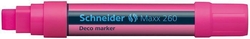 SCHNEIDER Křídový popisovač "Maxx 260", růžová, 2-15mm, tekutý